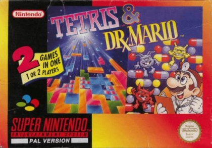 Tetris & Dr. Mario [Europe] - Super Nintendo (SNES) rom download